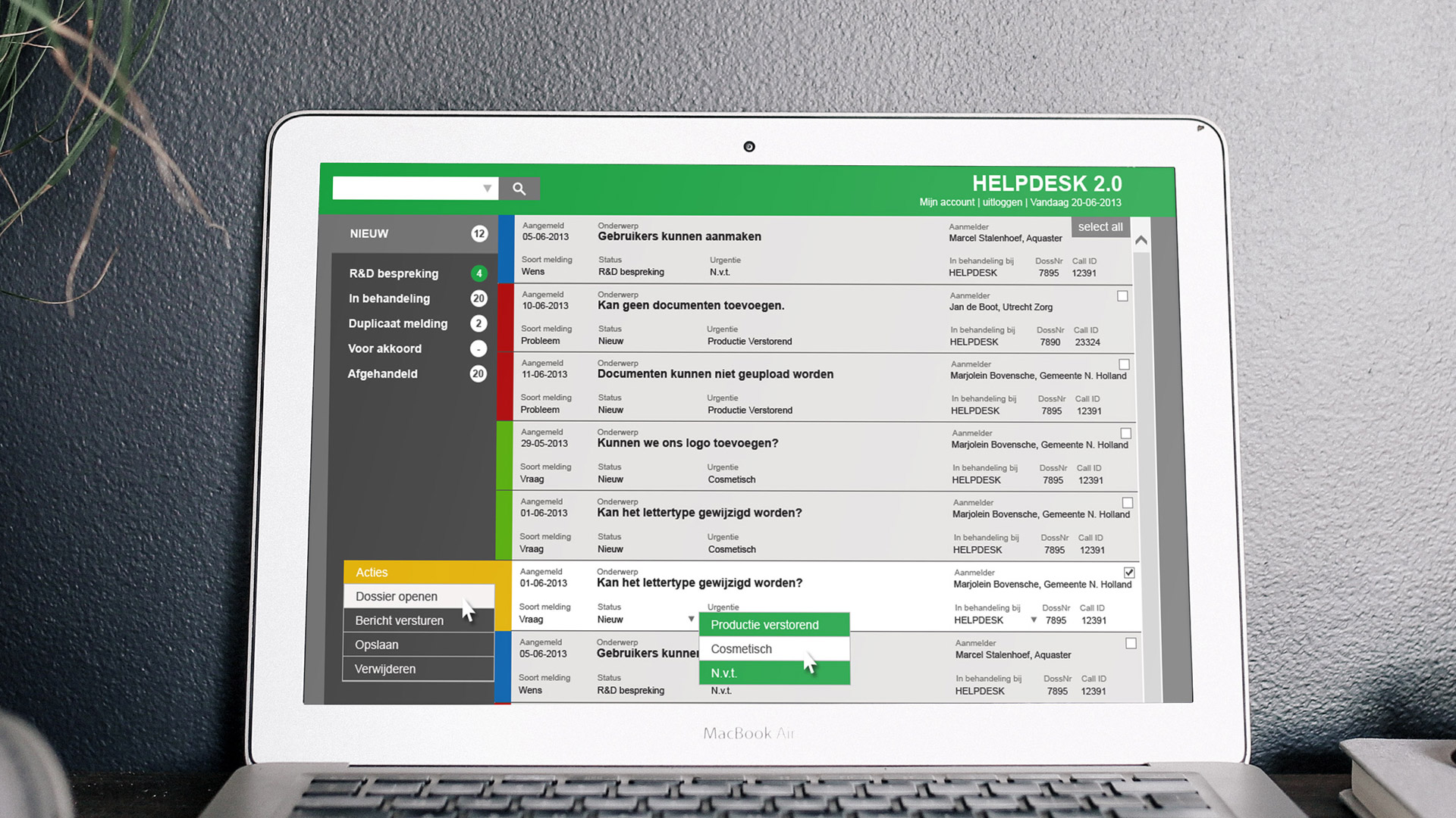 Interface ontwerp voorbeeld 005